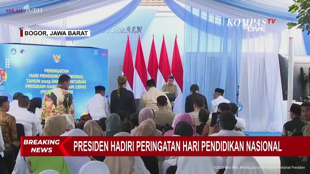 Pidato di Hardiknas 2025, Presiden Prabowo Tegaskan Pendidikan Prioritas APBN