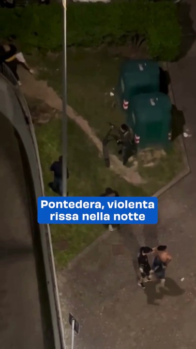 Pontedera, violenta rissa nella notte