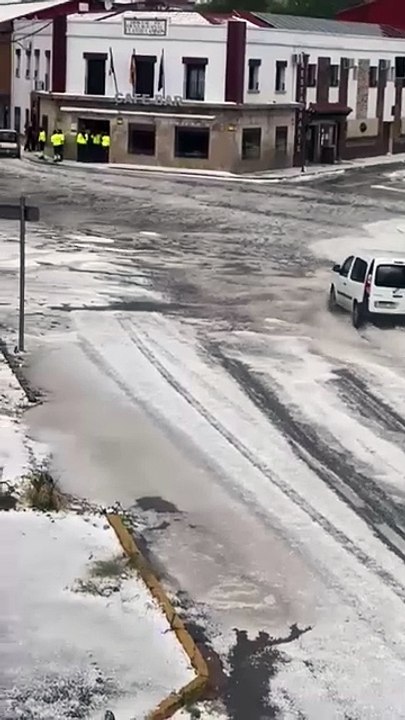 Granizada sobre Piedrabuena