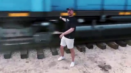 Train Vs Giant Pit
