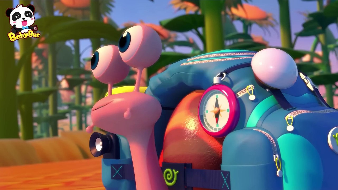 Super Panda Rescues Snail _ Baby Shark_ Police Cartoon _ Kids Cartoon _ Baby Cartoon _ BabyBus(1080P_HD)