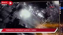 Tekirdağ'da 2 motosiklet çarpıştı, 2 yaralı