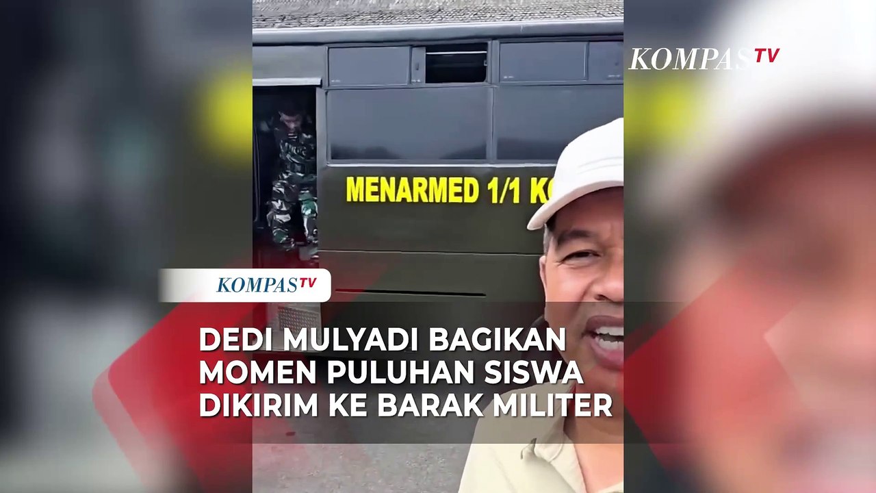 Dedi Mulyadi Bagikan Momen Siswa Bermasalah Dikirim ke Barak Militer