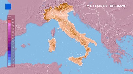 Sabato 3 maggio: accumulo precipitazioni nei prossimi giorni