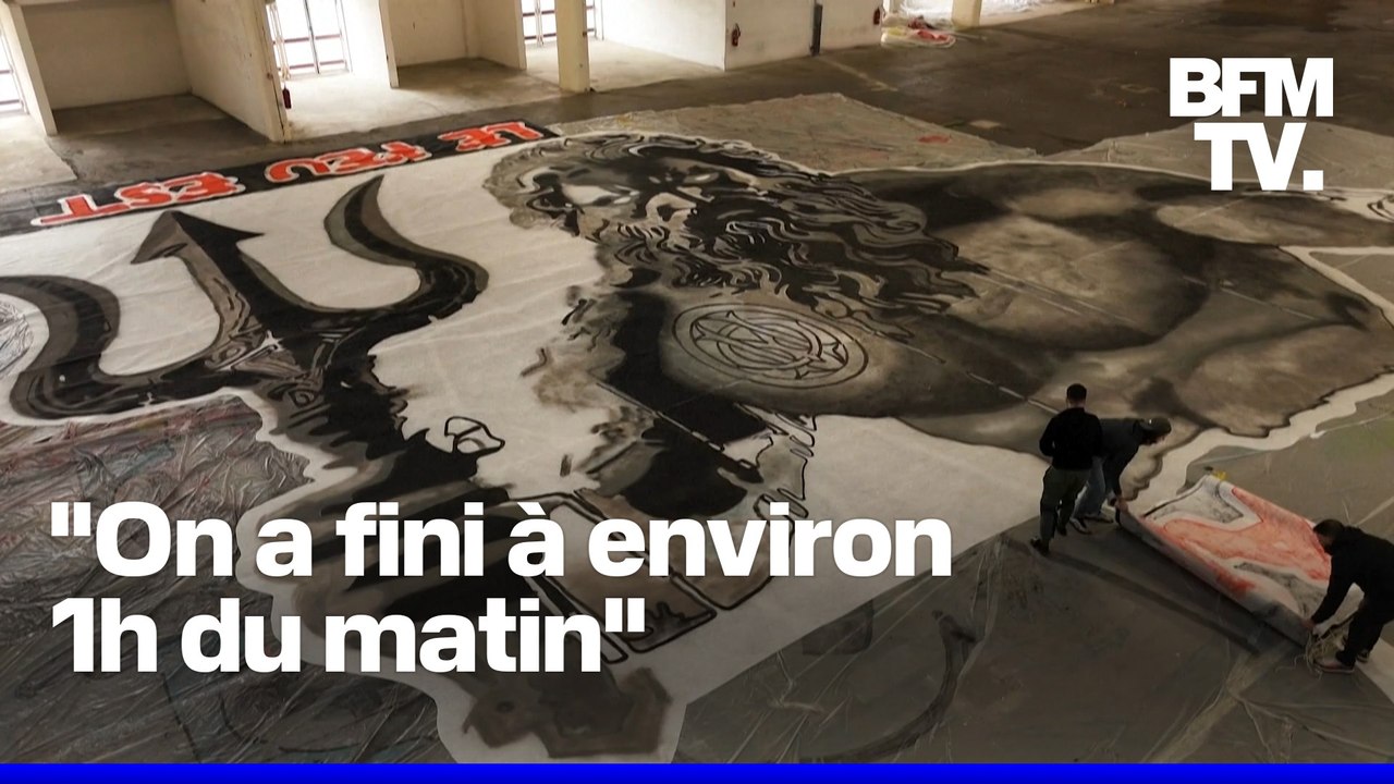 "Quand on le voit sorti pendant le match, c'est un plaisir immense": dans les coulisses de la fabrication d'un tifo de l'OM