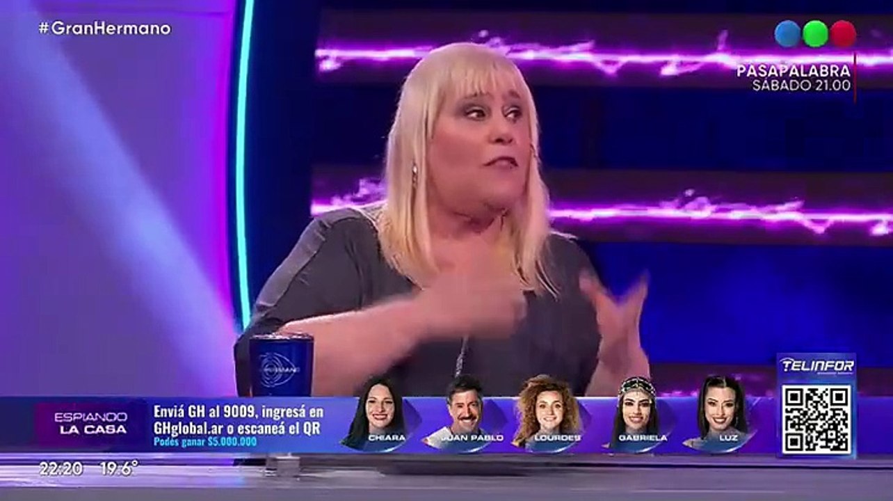 El tenso momento que vivió Laura Ubfal en el vivo de Gran Hermano.