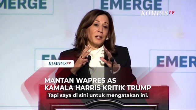 Mantan Wapres AS Kamala Harris Kritik Kebijakan Trump