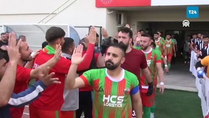Şırnak'ta amatör ligde oynanan futbol maçında kavga çıktı