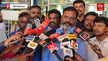 மாணவர்களை குல தொழிலுக்கு அனுப்புவது தான் மோடி அரசின் நோக்கம் - திருமாவளவன்!