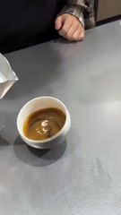 ☕ Satisfying Spinning Latte Creation