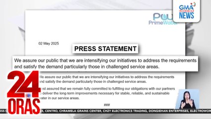 Imbestigasyon vs. Primewater, sinimulan ng LWUA; 20-30 reklamo ang natatanggap araw-araw | 24 Oras