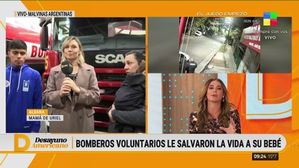 🙏 BOMBEROS HÉROES: LE HICIERON PRIMEROS AUXILIOS A UN BEBÉ Y LO SALVARON