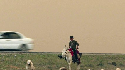 عاصفة ترابية تجتاح شمال شرقي سوريا