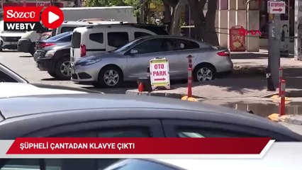 Şüpheli çantadan klavye çıktı