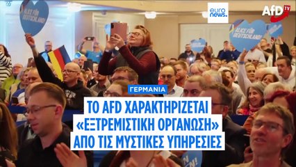 «Επιβεβαιωμένη ακροδεξιά εξτρεμιστική οργάνωση» το AfD κατά τις γερμανικές μυστικές υπηρεσίες