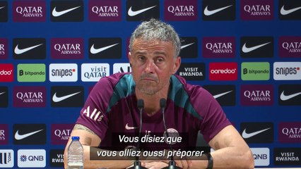 Luis Enrique annonce Dembélé forfait pour le match contre Strasbourg