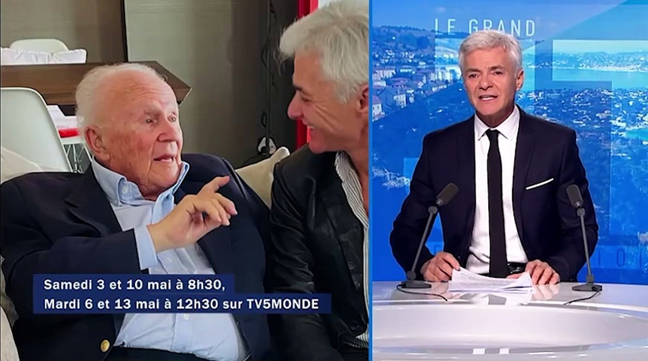 Philippe Bouvard fait des confidences à Cyril Viguier dans un entretien diffusé le 3 mai sur TV5 monde