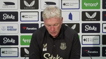 Moyes on contract talks and Calvert Lewin future