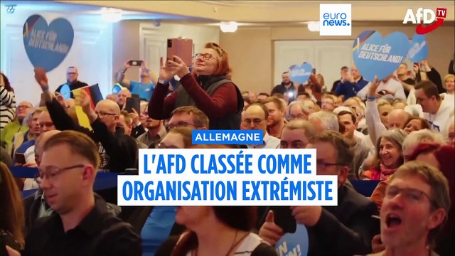 Allemagne : l'AfD classée comme parti d'extrême droite par l'agence nationale de renseignement