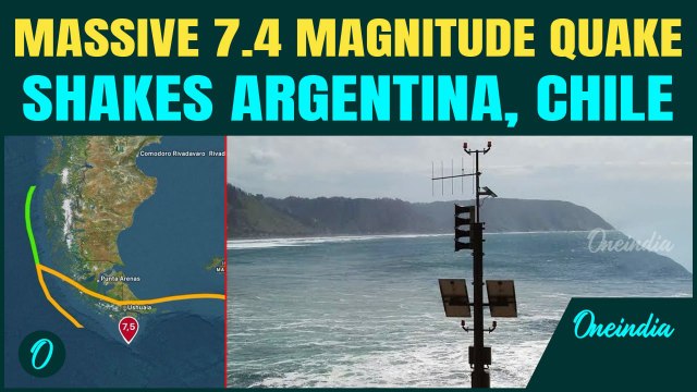Argentina-Chine Earthquake BREAKING: 7.4 Magnitude Quake Strikes Coast, Tsunami Warning Issued