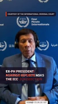 Duterte asks ICC to junk case on basis of no jurisdiction