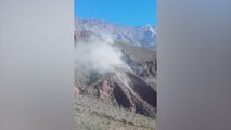TERREMOTO CHILE y ARGENTINA | BRUTAL DESLIZAMIENTO de TIERRA en LA RIOJA