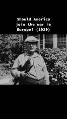 1939. Should America join the war in Europe? | #history #fyp #war #europe #usa