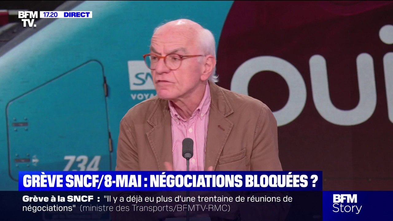 SNCF:  "Nous sommes favorables à un encadrement" du droit de grève, affirme Michel Quidort (vice-président de la Fédération nationale des associations d'usagers des transports)