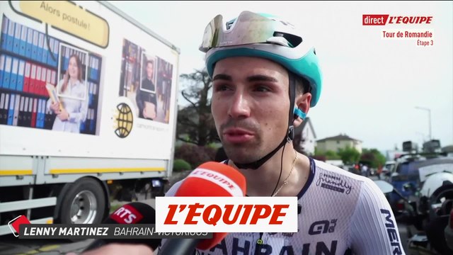 Martinez : « Vine était très fort » - Cyclisme - Tour de Romandie