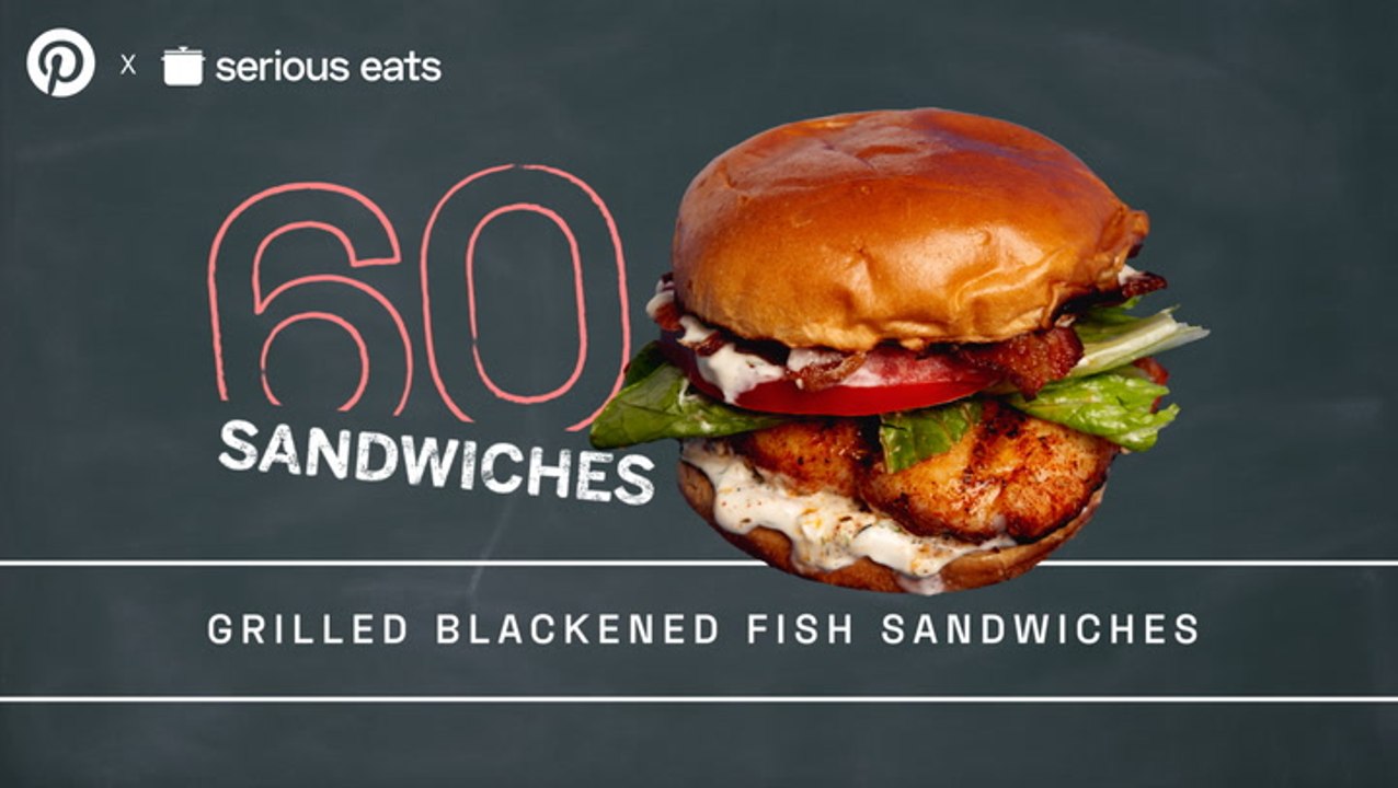 How to Make Grilled Blackened Fish Sandwiches