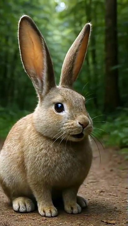 A cute little bunny.
