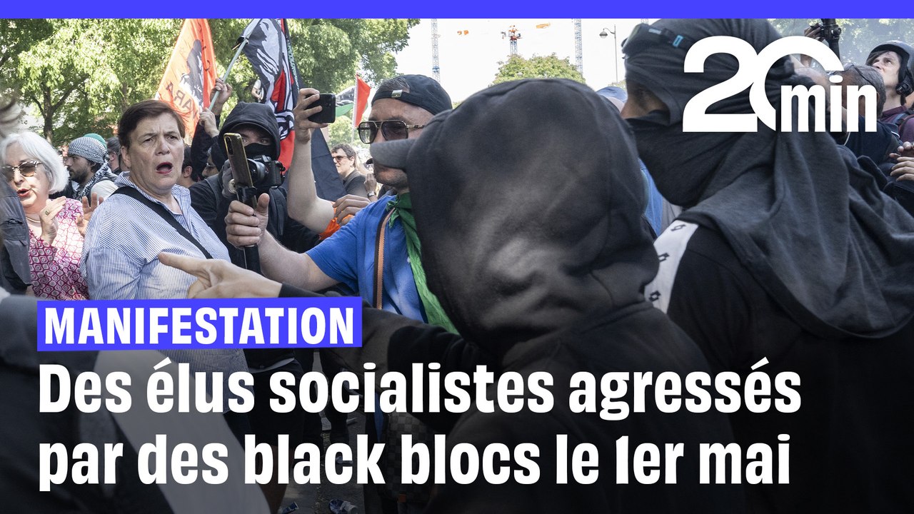 Des élus socialistes agressés par des black blocs durant la manif du 1er mai