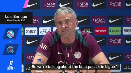 Enrique hails 'best passer in Ligue 1' Barcola