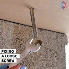 No more struggles with a loose screw