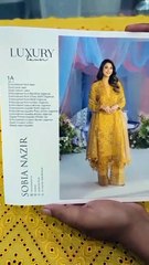 SOBIA NAZIR LUXURY lawn (3 Pcs 1A)