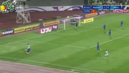 گل ششم بازی استقلال و آلومینیوم