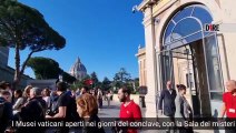 Roma - PAPA. UN PARAVENTO PER IL CONCLAVE: ATTESA NELLA SALA DEI MISTERI (02.05.25)