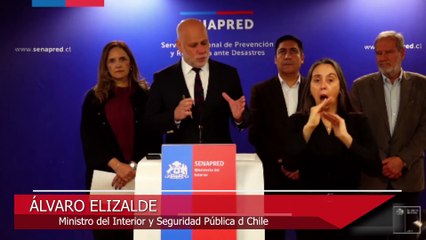 Chile mantiene "el estado de precaución" por riesgo de tsunami "acotado a la zona costera"