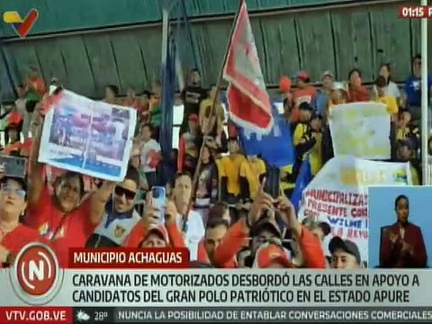 Apure | Caravana motorizada llenó las calles de Achaguas en respaldo a los candidatos por el GPPSB