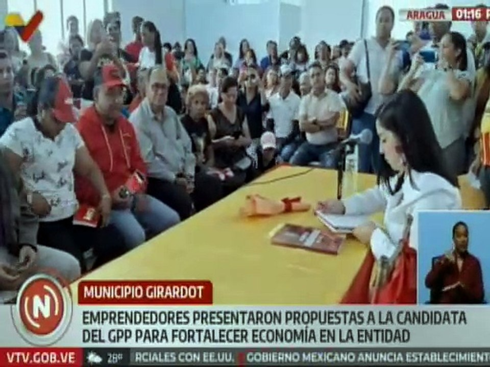 Candidata Joana Sánchez se reunió con emprended...
