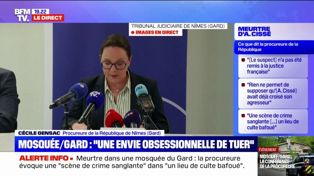 Vidéosurveillance, 57 coups de couteau... la procureure de la République de Nîmes revient sur les faits minutes par minutes