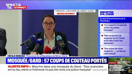 Nationalité française, inconnu des services de police: la procureure de Nîmes détaille le profil du suspect du meurtre d'Aboubakar Cissé