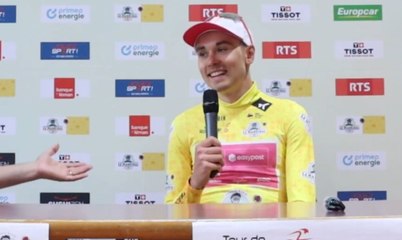 Cyclisme - Tour de Romandie 2025 - Alex Baudin : "Je ne pense pas être capable de suivre les meilleurs et de garder ce maillot Jaune samedi"