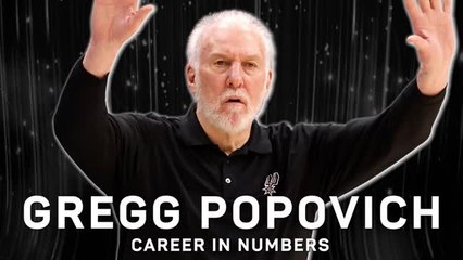 Gregg Popovich - Career in Numbers