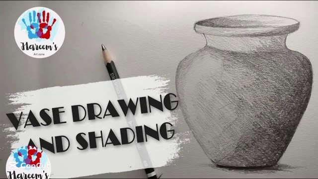 Still life shading step bye step easy how to shade with pencil foe beginners pencil shading vase
