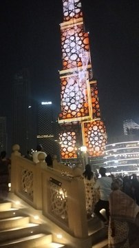 beautiful view of Burj khalifa dubai mall