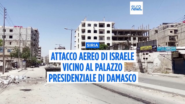 Siria: raid di Israele a Damasco nei pressi del palazzo presidenziale