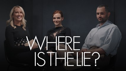 Penn Badgley, Anna Camp, and Madeline Brewer Take Turns in the Hot Seat | Where Is The Lie? | ELLE