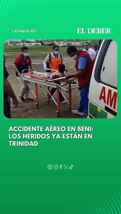 Llegan a Trinidad los sobrevivientes del accidente aéreo