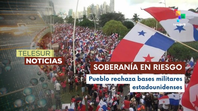 Panameños rechazan memorándum de entendimiento que permite la presencia de tropas de EE.UU.
